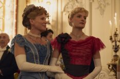 Kelli O'Hara as Aurora Fane, Louisa Jacobson as Marian Brook in 'The Gilded Age' Season 3 finale