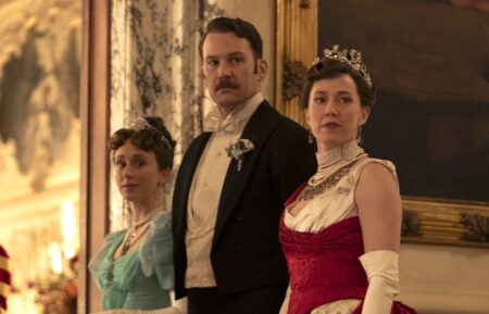 Taissa Farmiga, Ben Lamb, and Carrie Coon in 'The Gilded Age' Season 3 finale