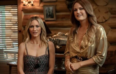 Brittany Snow and Malin Akerman in 'The Hunting Wives'