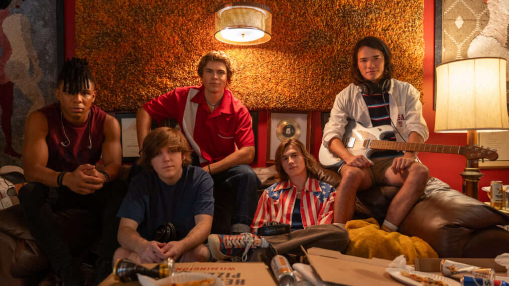 BEZ (Zendé Murdock), WYATT (Jesse Golliher), CHARLIE (William Lipton), NEIL (Axel Ellis), TOPHER (Jeremy Yun) of 'The Runarounds'