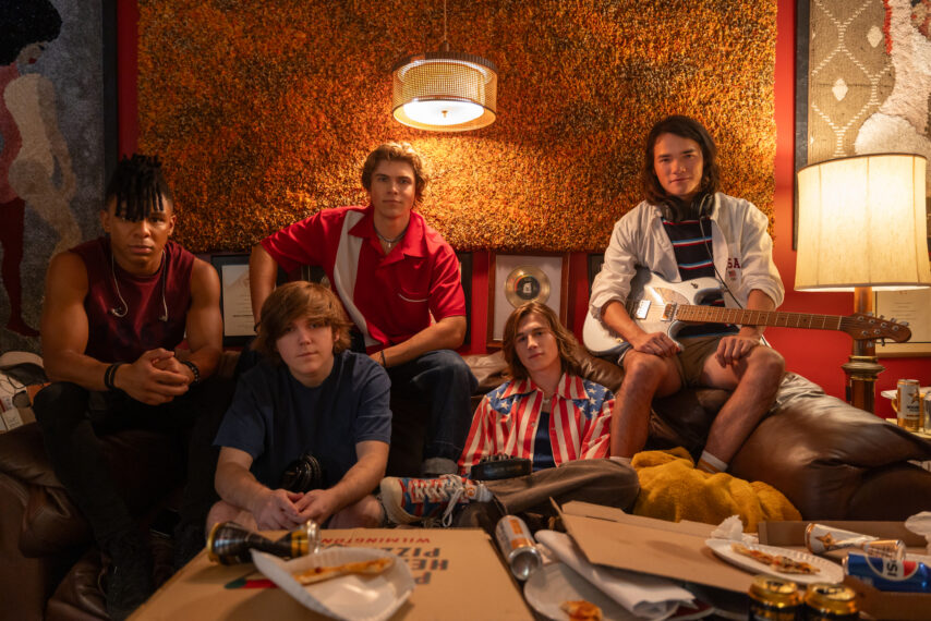 BEZ (Zendé Murdock), WYATT (Jesse Golliher), CHARLIE (William Lipton), NEIL (Axel Ellis), TOPHER (Jeremy Yun) of 'The Runarounds'