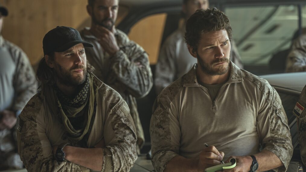 Taylor Kitsch, Chris Pratt in 'The Terminal List: Dark Wolf '
