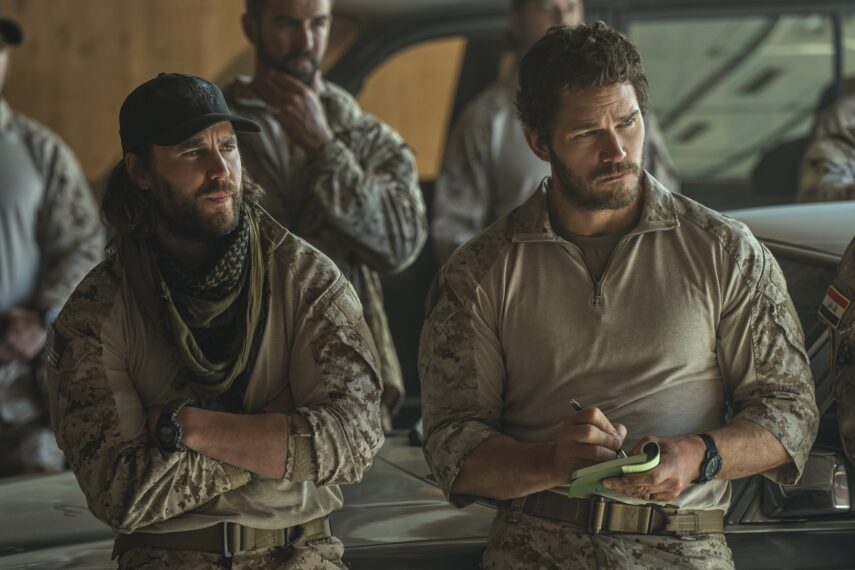 Taylor Kitsch, Chris Pratt in 'The Terminal List: Dark Wolf '