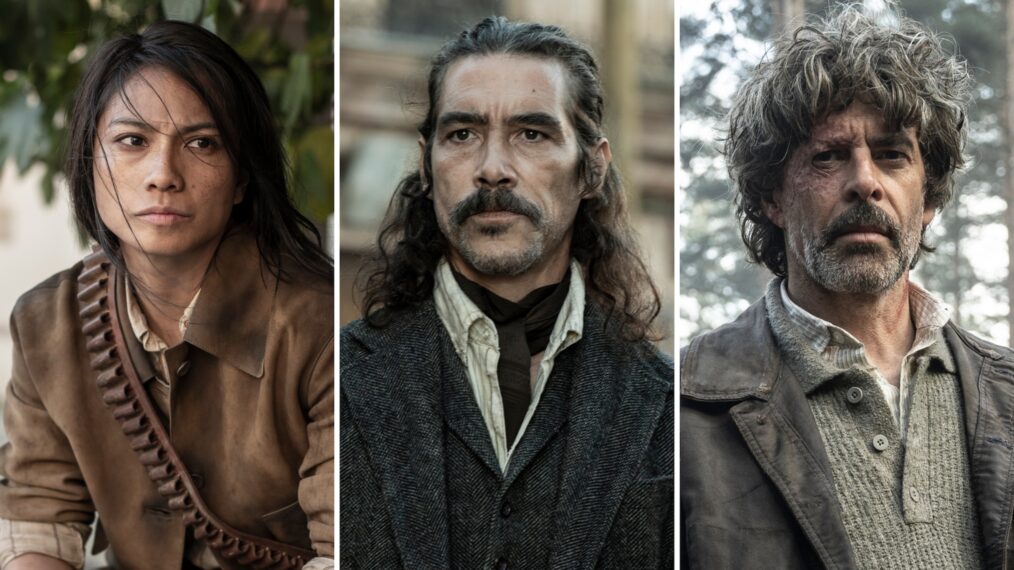 Alexandra Masangkay as Paz, Óscar Jaenada as Fede, Eduardo Noriega as Antonio in 'The Walking Dead: Daryl Dixon' Season 3
