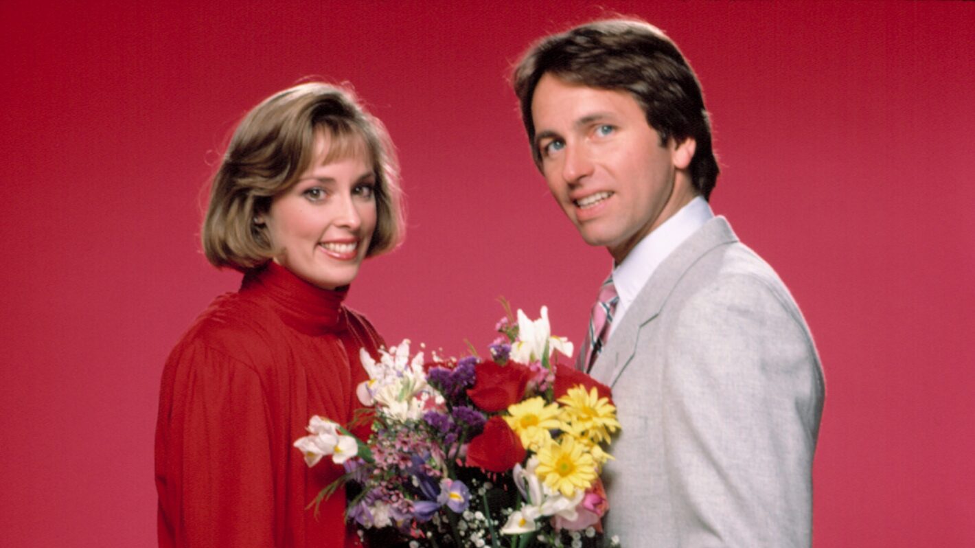 THREE'S A CROWD, Mary Cadorette, John Ritter, 1984-1985.