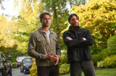 Justin Hartley as Colter Shaw and Jensen Ackles as Russell Shaw — 'Tracker' Season 3 Premiere 'The Process'