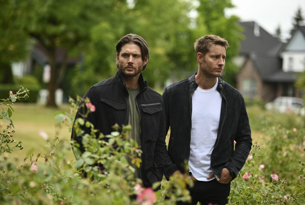 Jensen Ackles and Justin Hartley in 'Tracker' - 'Ontological Shock'