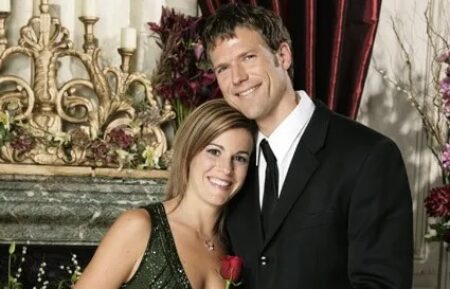 Travis Stork and Sarah Stone