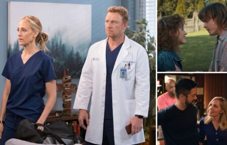 Kim Raver and Kevin McKidd on 'Grey's Anatomy'; Natalie Dyer and Charlie Heaton on 'Stranger Things,' and Marco Grazzini and Zibby Allen on 'Virgin River'