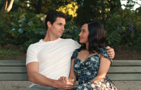 Robbie Amell and Andy Allo in 'Upload' Season 4