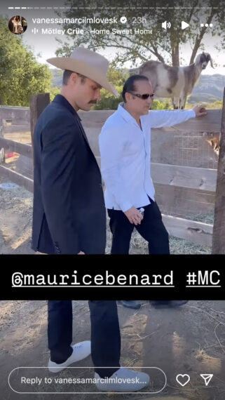 Vanessa Marcil visits Maurice Benard's ranch with fiance MC Martin