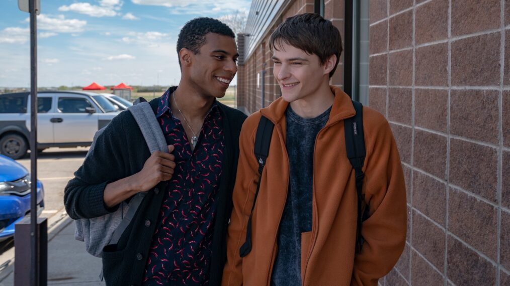 My Life with the Walter Boys. (L to R) Jaylan Evans as Skylar and Corey Fogelmanis as Nathan in episode 108 of My Life with the Walter Boys