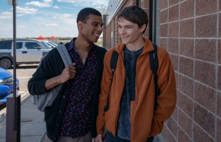 My Life with the Walter Boys. (L to R) Jaylan Evans as Skylar and Corey Fogelmanis as Nathan in episode 108 of My Life with the Walter Boys