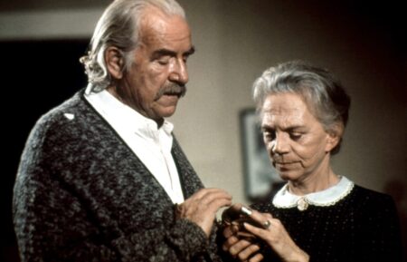 THE WALTONS, from left: Will Geer, Ellen Corby, 1972-81.