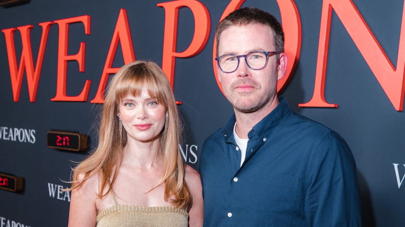 Sara Paxton and Zach Cregger at the 'Weapons' world premiere