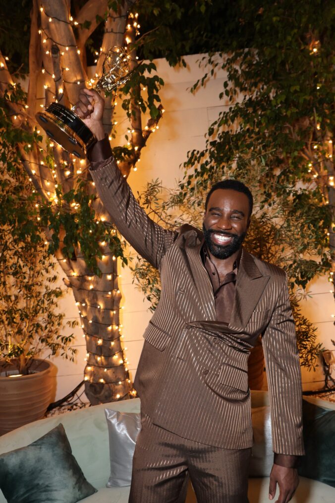 Tramell Tillman attends the 2025 Apple TV+ Emmy Awards Celebration at Ysabel on September 14, 2025 in West Hollywood, California.