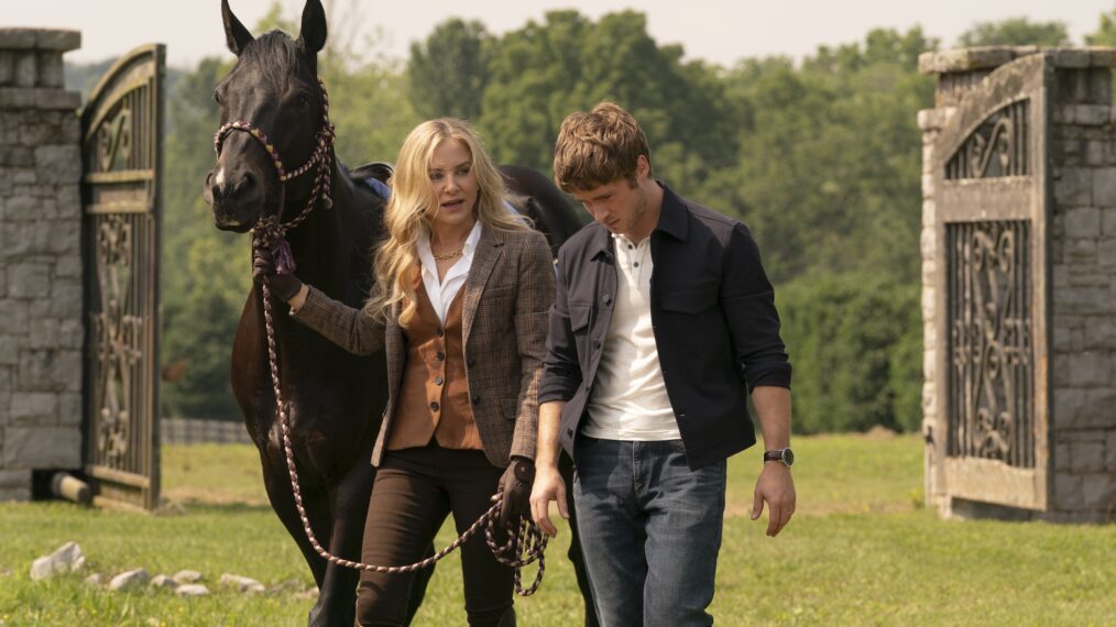 Jessica Capshaw as Blythe and Michael Provost as Ryan — '9-1-1: Nashville' Series Premiere