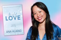 Author Ana Huang with Twisted Love novel