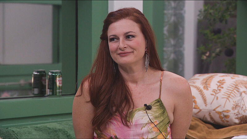 BIG BROTHER August 31, on the CBS Television Network and streaming on Paramount+ (live and on-demand for Paramount+ with SHOWTIME subscribers, or on-demand for Paramount+ Essential subscribers the day after the episode airs)* Pictured: Rachel Reilly. Photo: CBS ©2025 CBS Broadcasting, Inc. All Rights Reserved. Highest quality screengrab available.