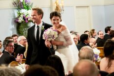 Neil Patrick Harris and Cobie Smulders as Barney and Robin on How I Met Your Mother