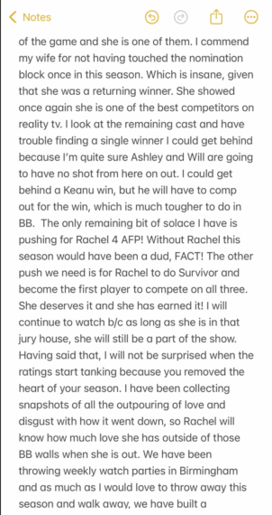 Brendon Villegas Responds to Rachel Reilly's Big Brother Elimination on X