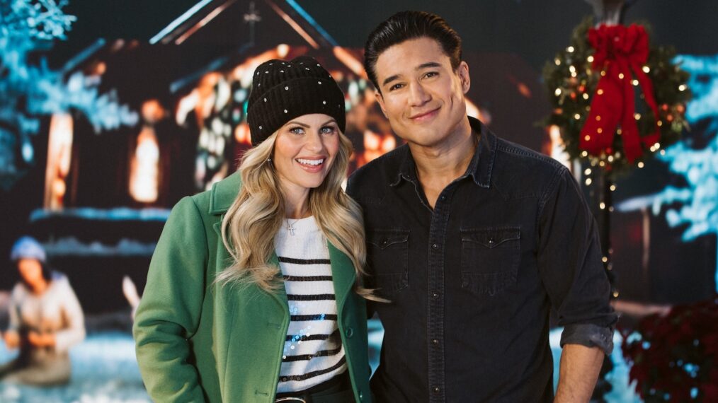Candace Cameron Bure and Mario Lopez, Great American Christmas 2025 announcement, September 2025.