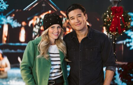 Candace Cameron Bure and Mario Lopez, Great American Christmas 2025 announcement, September 2025.