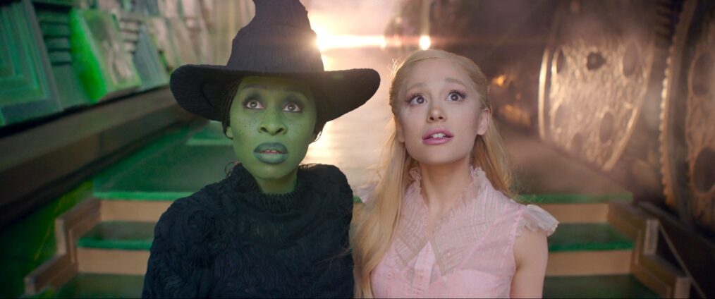 Cynthia Erivo as Elphaba, Ariana Grande as Glinda, 'Wicked,' 2024.