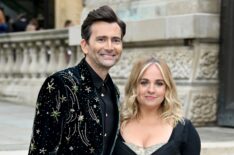 David Tennant and Georgia Tennant attend The Olivier Awards 2024 at The Royal Albert Hall on April 14, 2024 in London, England.