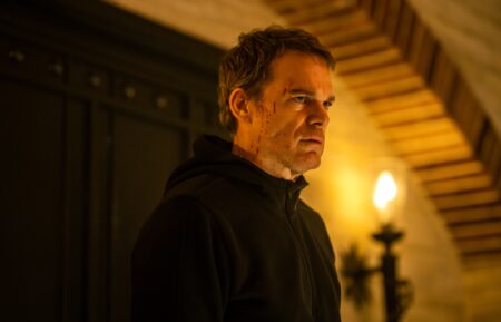 Michael C. Hall as Dexter Morgan in Dexter: Resurrection, episode 10, season 1, streaming on Paramount+, 2025. Photo Credit: Zach Dilgard/Paramount+.