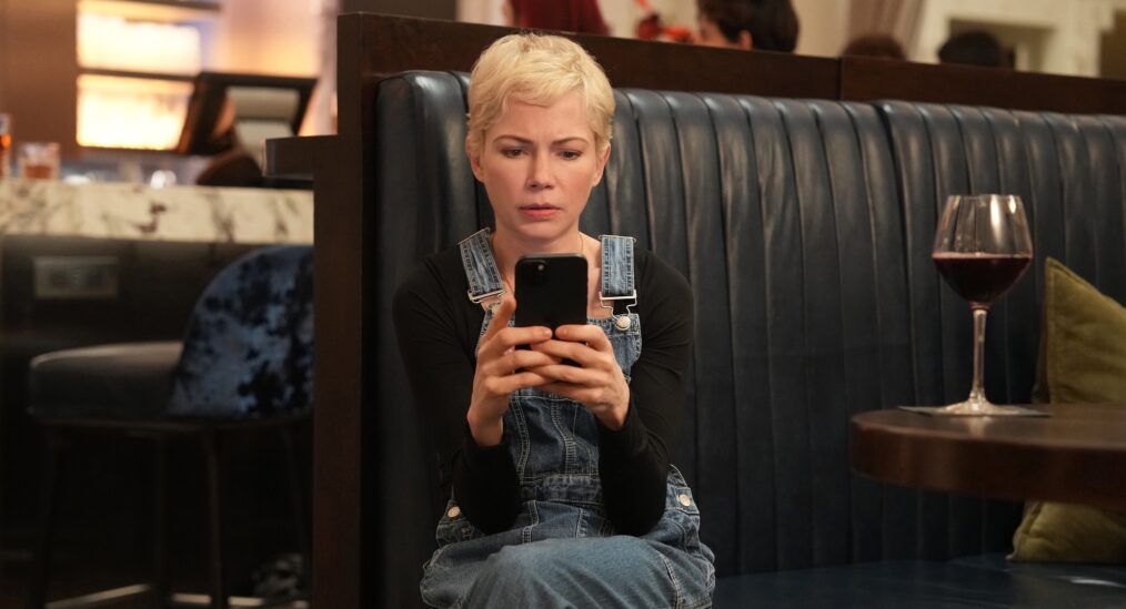 DYING FOR SEX, Michelle Williams, ‘Masturbation is Important', (Season 1 ep. 102, aired April 4, 2025). photo: Sarah Shatz / ©FX on Hulu / Courtesy Everett Collection