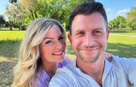 Erin Bates and husband Chad Paine via Instagram, April 2024.