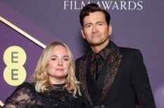 Georgia Tennant and David Tennant attend the EE BAFTA Film Awards 2025 at The Royal Festival Hall on February 16, 2025 in London, England.