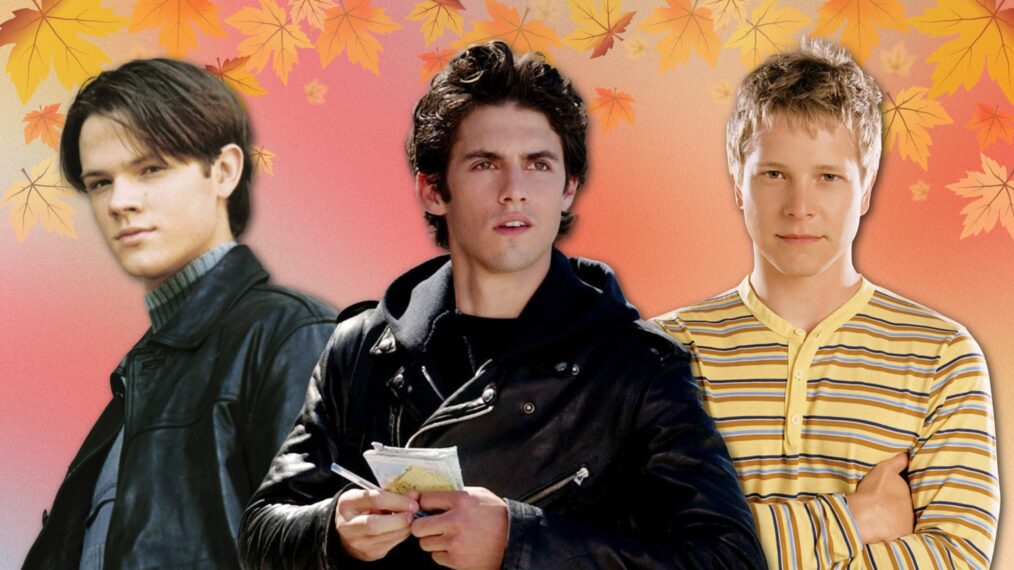 Jared Padalecki, Milo Ventimiglia, and Matt Czuchry as Dean, Jess, and Logan on Gilmore Girls