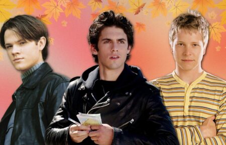 Jared Padalecki, Milo Ventimiglia, and Matt Czuchry as Dean, Jess, and Logan on Gilmore Girls