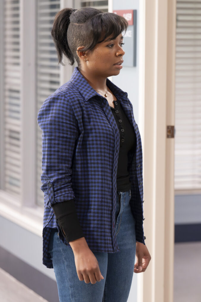 GREY’S ANATOMY - “Only the Strong Survive” - After the catastrophic hospital explosion, Grey Sloan’s staff scrambles to save not only their patients’ lives but also their own. Confronted with impossible surgical decisions and emotional turmoil, they fight to preserve life amid devastation. THURSDAY, OCT. 9 (10:00-11:00 p.m. EDT) on ABC. (Disney/Anne Marie Fox) ALEXIS FLOYD