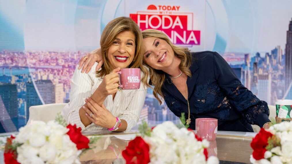 Hoda Kotb and Jenna Bush Hager on the January 7, 2025, episode of NBC's 'Today With Hoda & Jenna.'