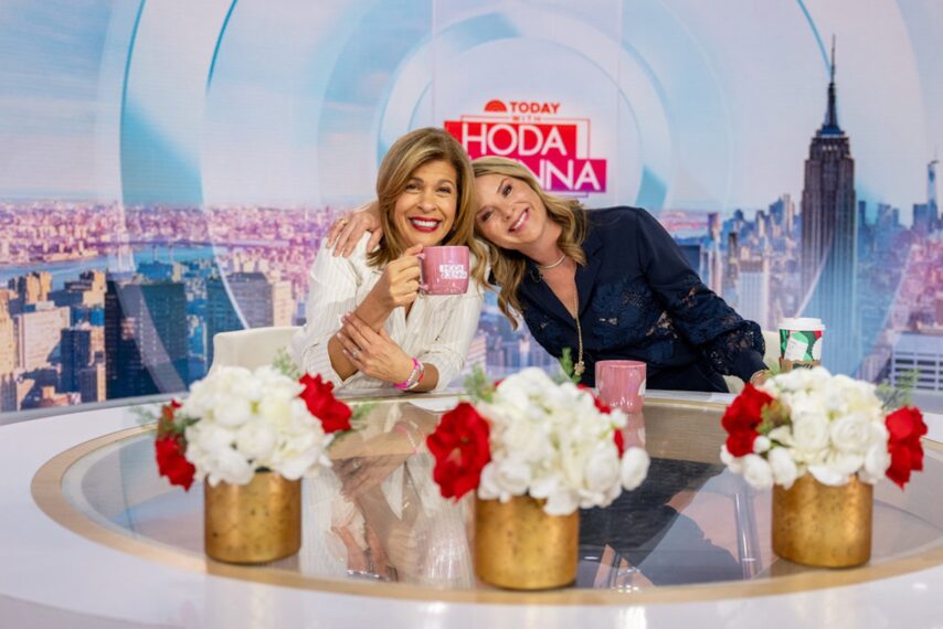 Hoda Kotb and Jenna Bush Hager on the January 7, 2025, episode of NBC's 'Today With Hoda & Jenna.'