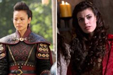 Jamie Chung and Meghan Ory as Mulan and Ruby on Once Upon a Time