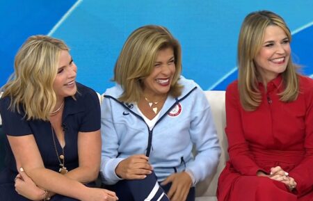 Jenna Bush Hager, Hoda Kotb, and Savannah Guthrie on the September 9, 2025, episode of NBC's 'Today.'