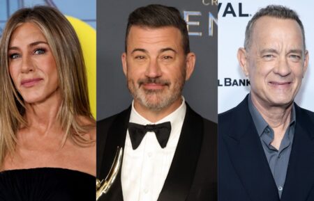 Jennifer Aniston on September 9, 2025; Jimmy Kimmel on September 7, 2025; Tom Hanks on June 4, 2025.