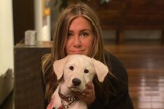 Jennifer Aniston and dog Lord Chesterfield, Instagram, November 2020.