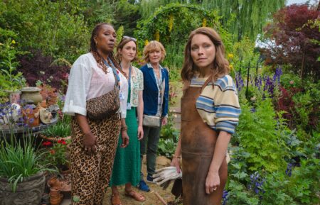 Jo Martin, Cara Horgan, Samantha Bond, and Sarah Alexander, 'The Marlow Murder Club' Season 3 first look, PBS.