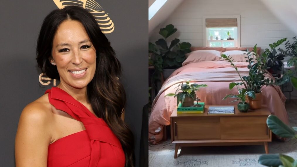 Joanna Gaines in September 2022; Joanna Gaines shares video of daughter Ella's bedroom, Instagram, August 30, 2025.
