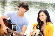Joe Jonas and Demi Lovato as Shane and Mitchie in Camp Rock 2: The Final Jam