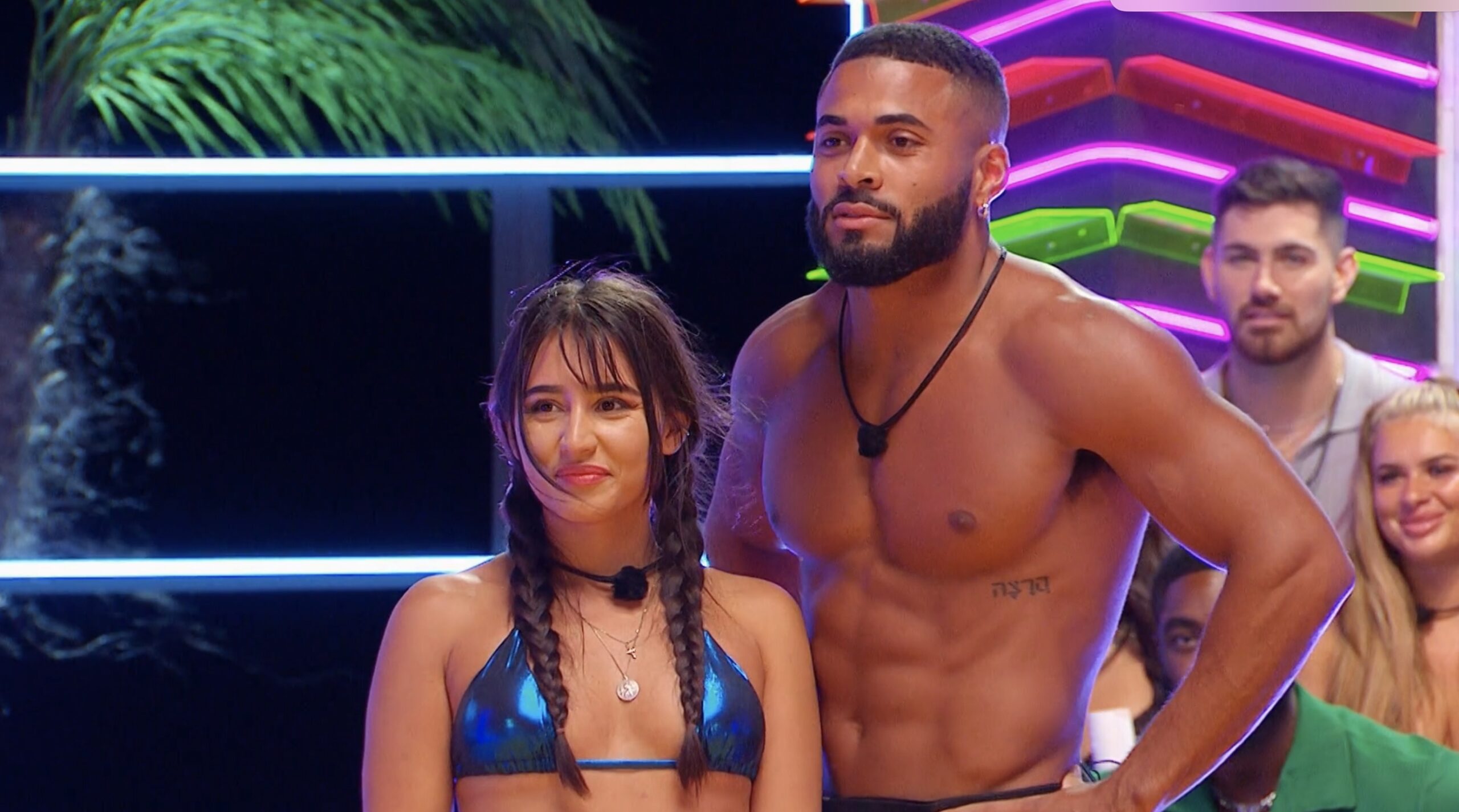 Johnny and Aureila in Love Island Games Season 1