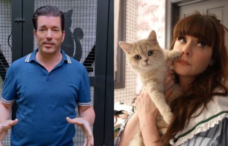 Jonathan Scott via YouTube, September 2025; Zooey Deschanel via Instagram, March 2025.