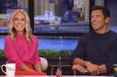 Kelly Ripa and Mark Consuelos on the September 2, 2025, episode of ABC's 'Live With Kelly and Mark.'