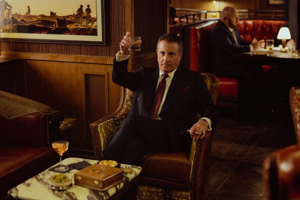 Andy Garcia as Gallino in Landman episode 3, season 2, streaming on Paramount+. Photo Credit: Emerson Miller/Paramount+