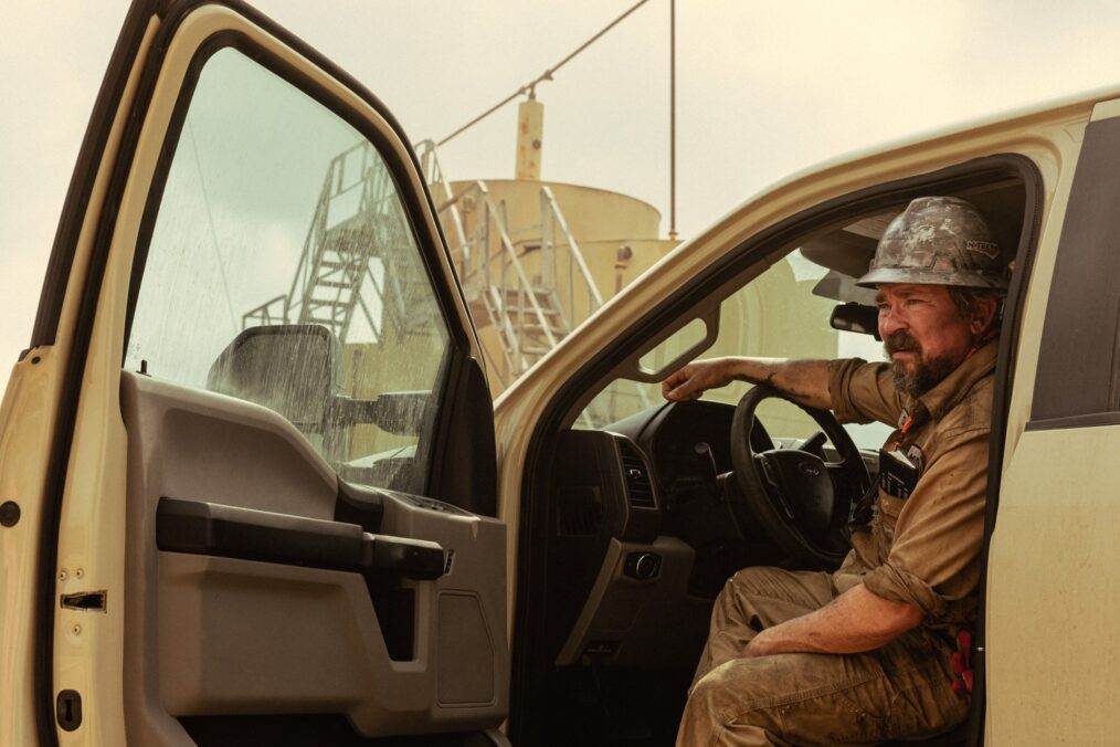 James Jordan as Dale in Landman episode 5, season 2, streaming on Paramount+. Photo Credit: Emerson Miller/Paramount+